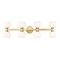 Z-Lite Artemis Vanity, 8-Light, 6.5 In.W x 35 In.L x 10.75 In.H, Modern Gold/Matte Opal 494-8V-MGLD - alternate 1